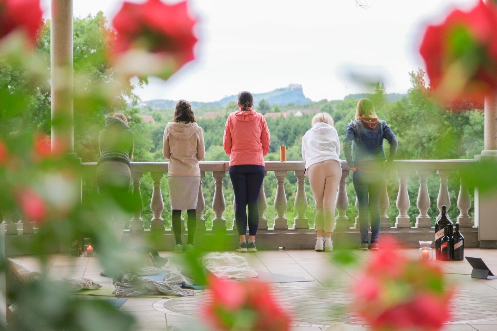 Group of ladies enjoying the view of Styria